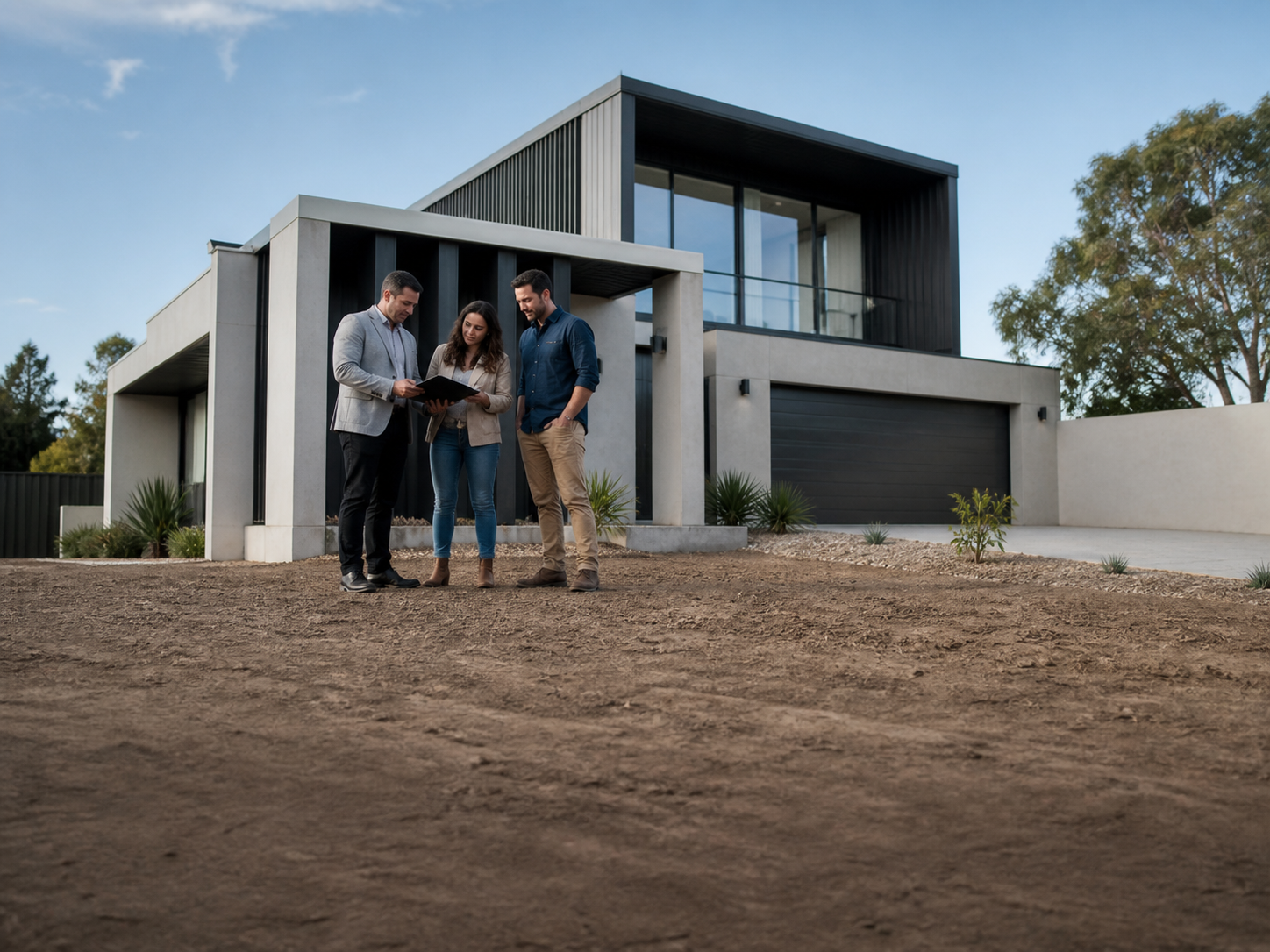 Documents and calculator representing SMSF property investment planning